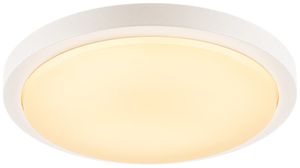 Plafoniera LED SLV AINOS, 18W 1430lm 3000K con sensore IP44 bianco