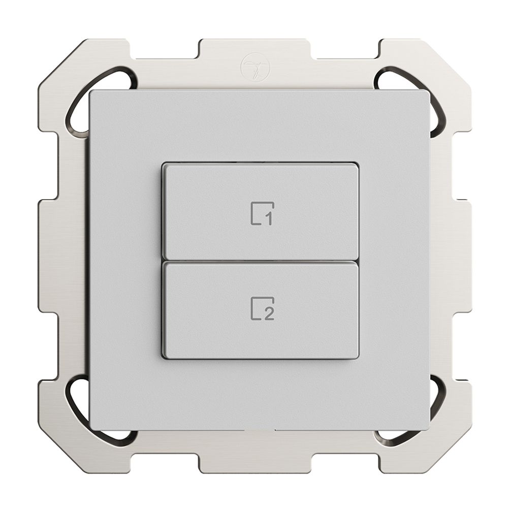 Poussoir scène ENC 2 scènes vertical/2T Edue Wiser gris clair