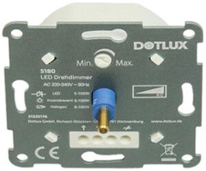 Drehdimmer DOTLUX für LED 5…100W Phasenabschnitt