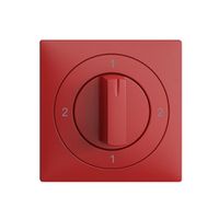 Frontset EDIZIOdue 2-1-2-1 berry 60×60mm für Drehschalter