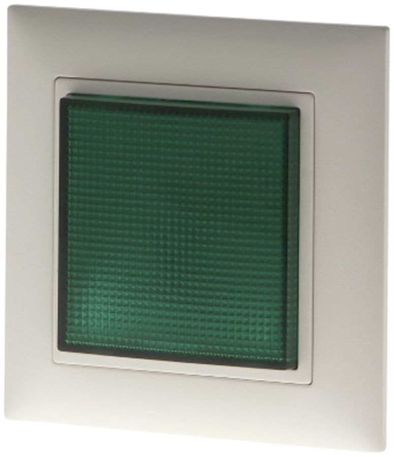 Lampe flash ENC EDIZIOdue vert 24VUC Hugentobler type16 plat