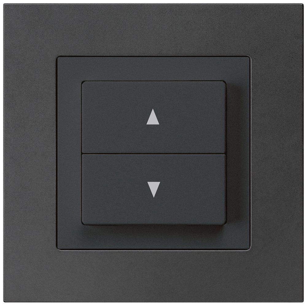 Pulsante per tapparelle INC kallysto.pro nero con 2 tasti di comando