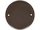 Deckenrosette MH 2×Befestigungslöcher Ø83×21mm braun