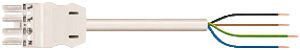 Câble de raccordement WINSTA MIDI 4×1.5mm² 16A 400V 1m cod.A prise/libre blanc
