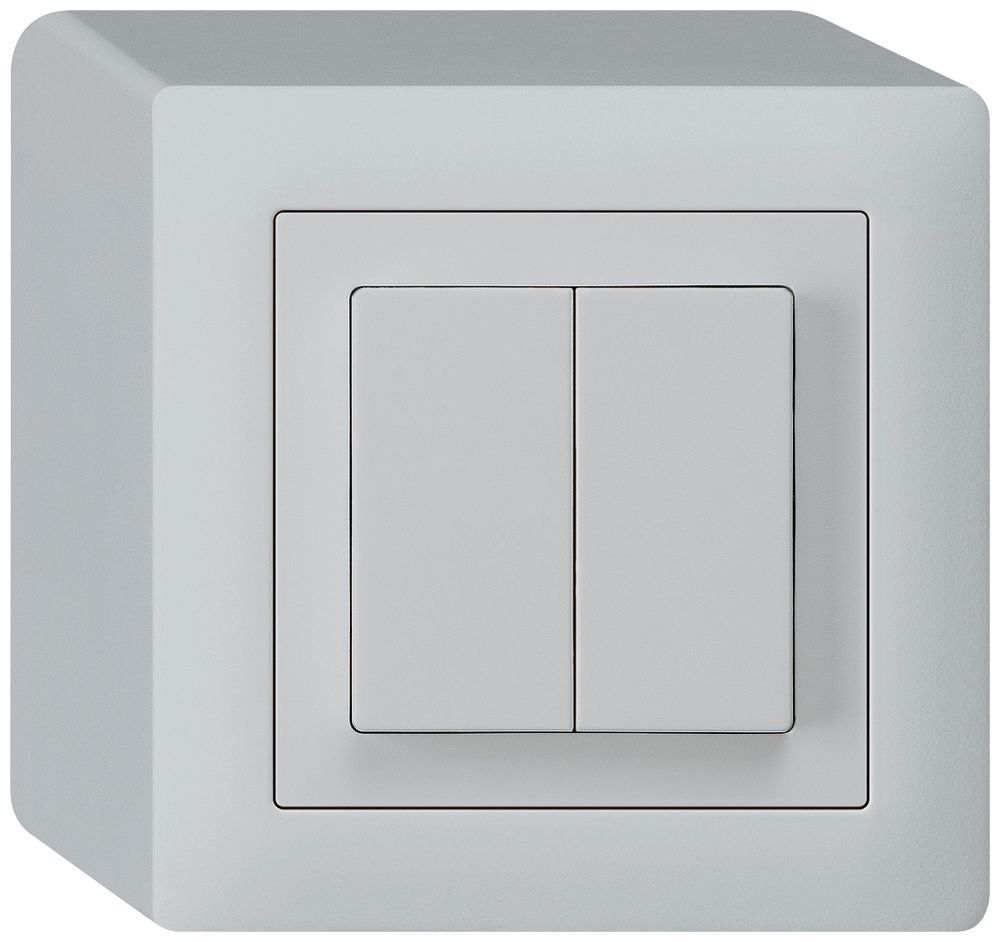 Interruttore AP kallysto 1/3+3/1L grigio chiaro