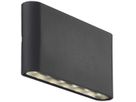 Applique LED Nordlux Kinver 8.5W 350lm 3000K IP54 175×90mm nero