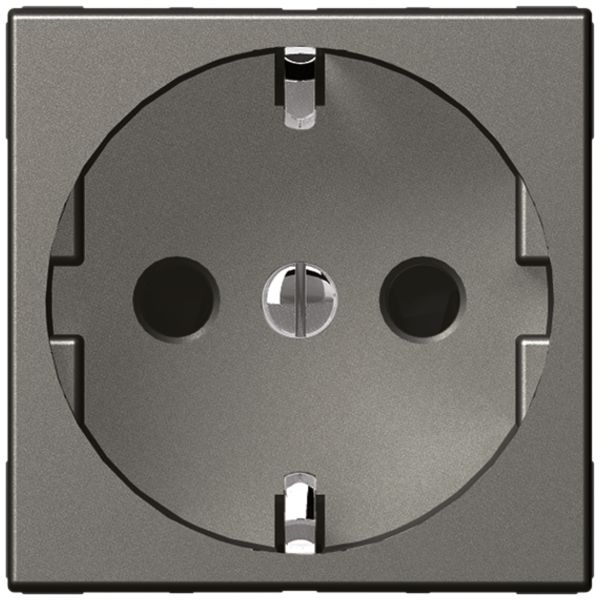 UP-Steckdose MOS SCHUKO 16A 250V magnesium