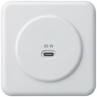 Presa di ricarica USB INC Hager basico tipo C 65W 3250mA bianco