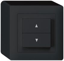 Interruttore per tapparelle AP kallysto 2 tasti di comando nero mors.innesto