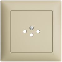 UP-Frontset EDIZIOdue vanille 88×88mm 1×T12 mit Shutter