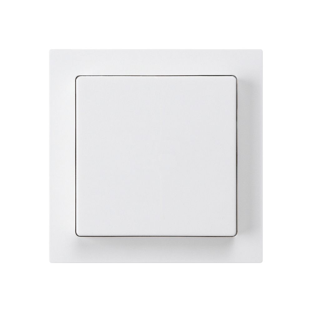 Kit frontal kallysto 60×60mm blanc pour Babyswitch variateur de lumière