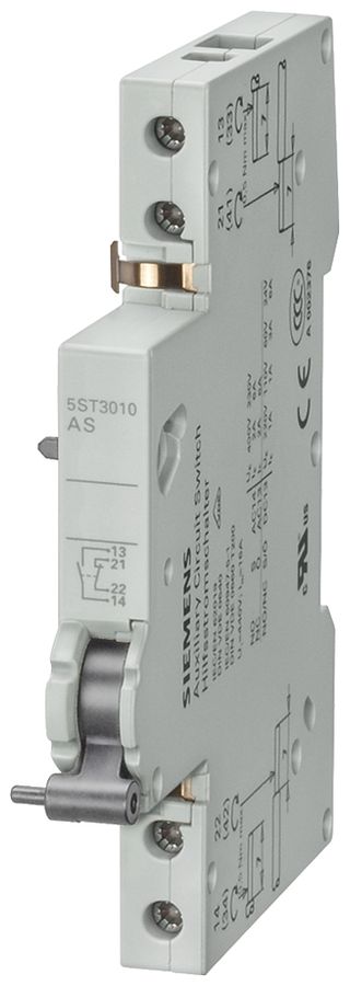 Hilfsschalter Siemens SENTRON 5ST3 für 5SL/5SY/5SP/5TL1/5SU1/5SV, 1S+1Ö