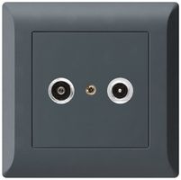 UP-Antennendose kallysto.line R/TV 11dB 2GHz anthrazit