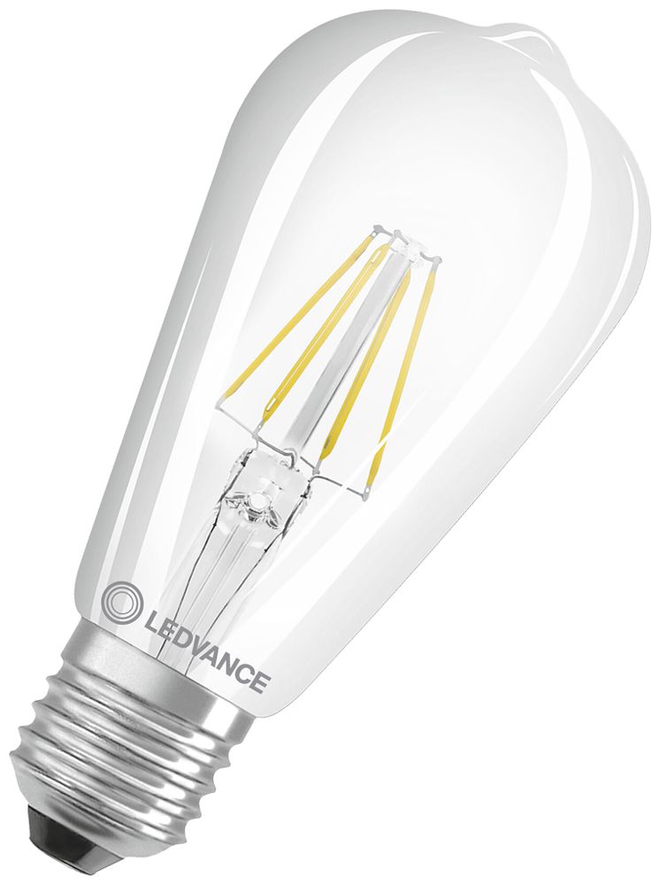 Lampada LED LEDVANCE CLAS EDISON E27 4W 470lm 2700K Ø64×143mm chiaro