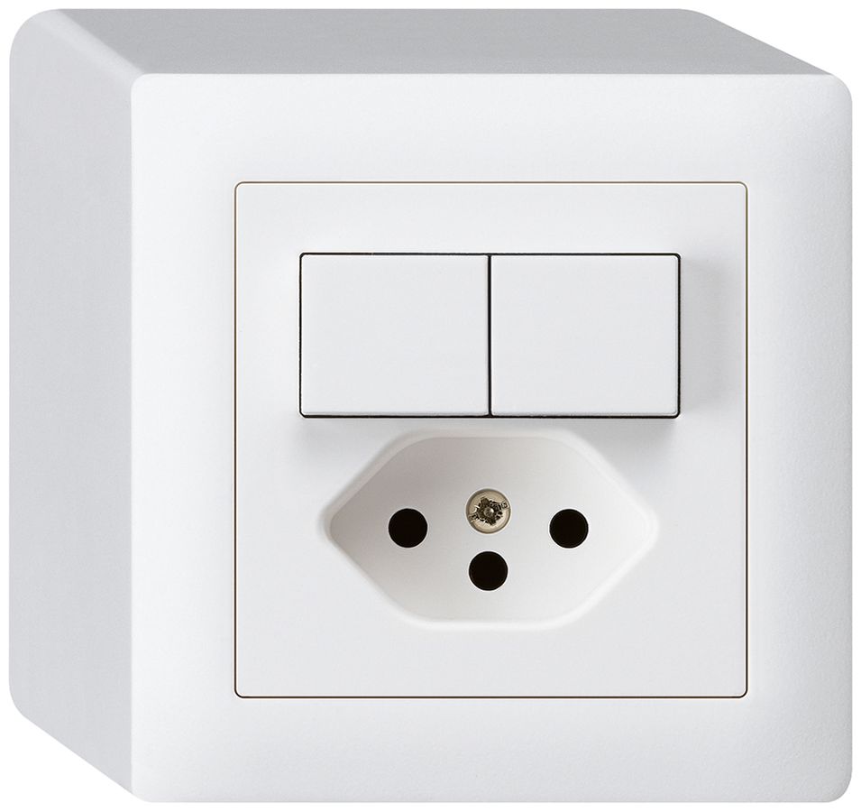 Combinazione AP 3/1P+A-R+T13 bianco kallysto