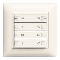 Poussoir ENC ZEP ON-OFF scène 2c/4t station cen-sec.EDIZIOdue blanc