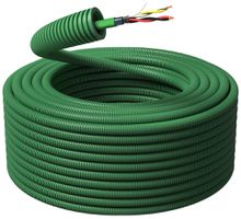 Tubo THFWG PM FLEX FLEXCAB LINE PP Ø20mm 4×1×0.8mm² medio (classe 3 750 N) verde