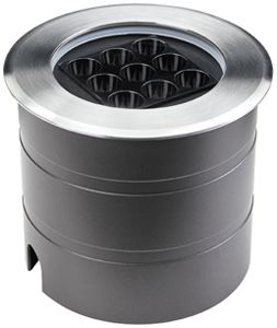 EB-LED-Bodenleuchte SG Nemo IP67 9W 460lm 3000K DIM Ø130×110mm anthrazit