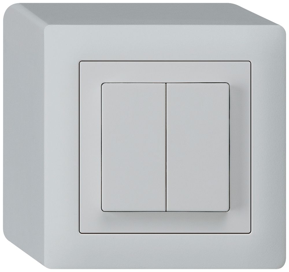 AP-Taster kallysto 2×AR/1L hellgrau