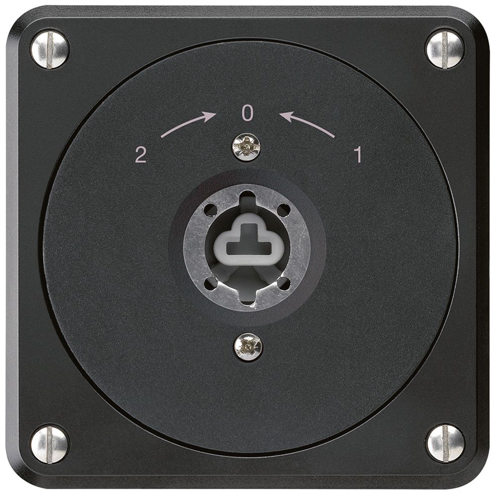 Contact pivotant à clé ENC robusto noir sans clapet sans cylindre invers.