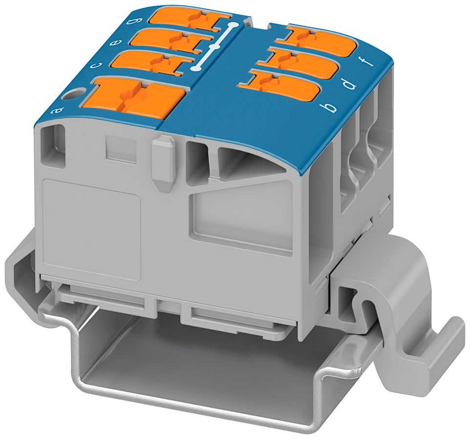 Verteilerblock PX PTVFIX 6/6X2,5-NS35A BU