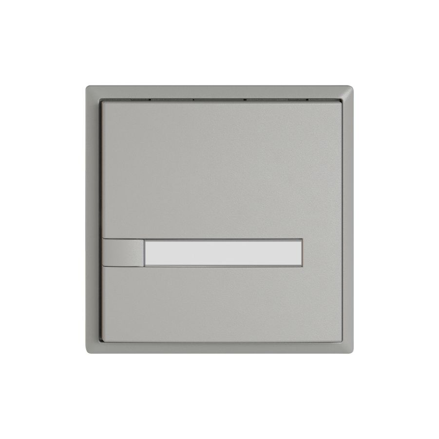 Pulsante universale EDIZIO.liv UNI SNAPFIX® s.LED 1× com.1T targ.grc