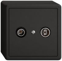 Prise antenne AP TV-R EDIZIO.liv SNAPFIX® prise de passage 15dB no