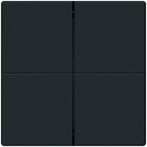 Bouton pour poussoir sans fil Friends of Hue KAL, 4×, noir