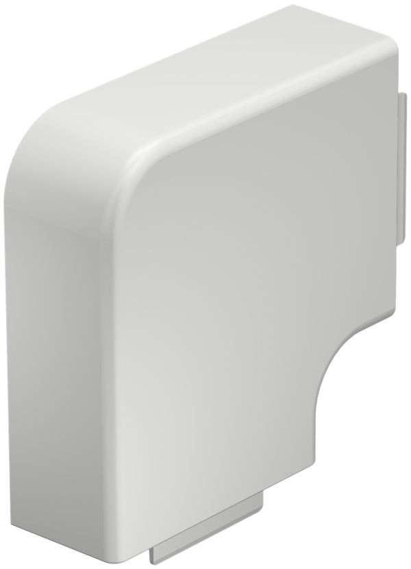 Angle plat Bettermann pour canal d'installation WDK blanc pur 40×90mm