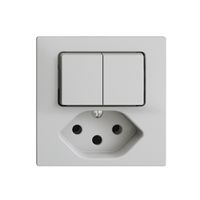 UP-Kombination 1/3+3/1P+T13 EDIZIOdue hellgrau