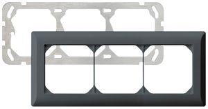 UP-Kopfzeile kallysto.line 1×3 anthrazit horizontal