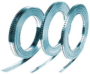 Nastro di messa a terra 16mm² 25m 16×2mm perforat.Cu-zinc.