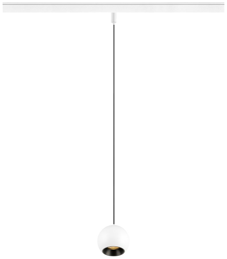 LED-Pendelleuchte SLV LIGHT EYE 2.0 10W 1200lm 3000K DALI Ø75×65mm weiss