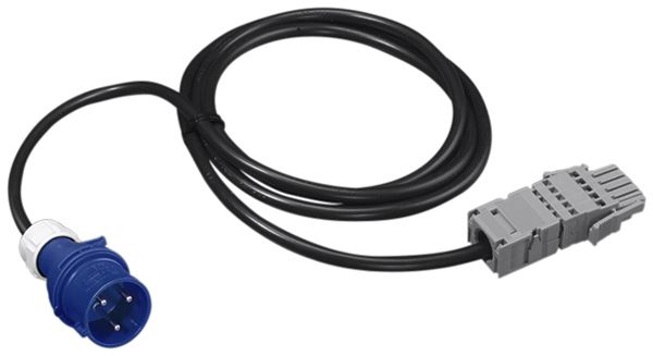 Anschlusskabel Rittal DK 7856.026 CEE16A/WAGO X-COM 3P 230V PVC schwarz 3m