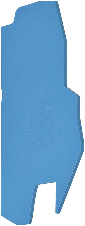 Paroi de fermeture Hager pour KYA04ND brides N bleu