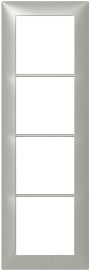 Abdeckrahmen SIDUS 4×1 hellgrau