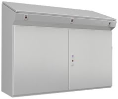 Standpult Rittal CX 1200×970×400mm Stahl 2×Tür grau IP55