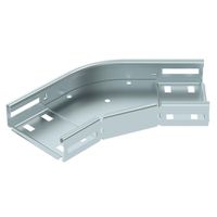 Coude BET RB 45° 35×100mm acier zingué en continu