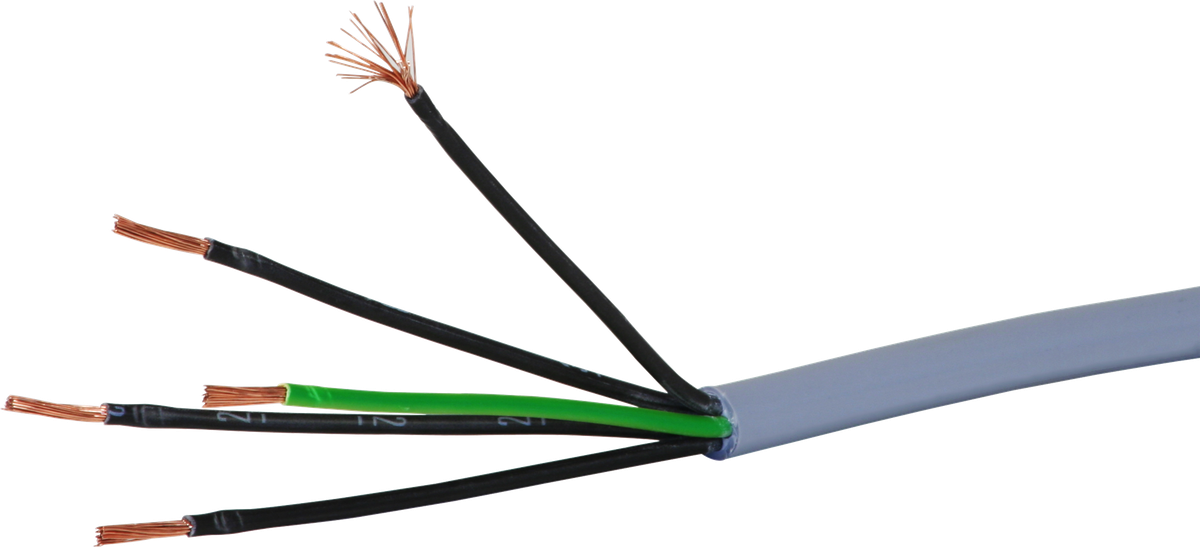 Steuerkabel LiYY 5×1.5mm² nummeriert grau