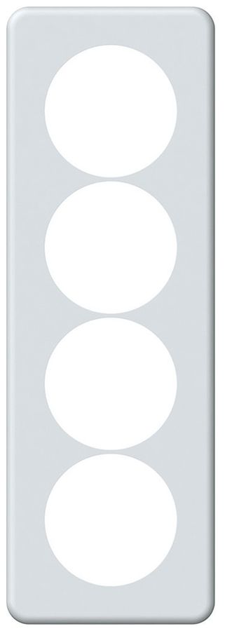 UP-Abdeckplatte origin 4×1 Ø58mm 92×272mm weiss