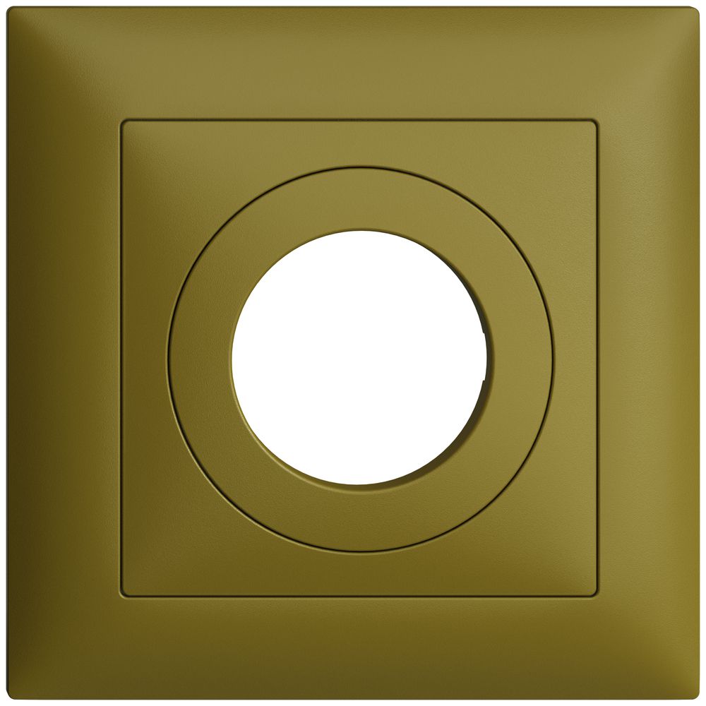 Kit frontale INC EDIZIOdue olive 88×88mm per interr.a chiave