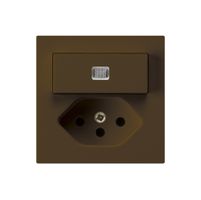 Leuchtkombination 3/1P+T13 braun kallysto