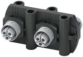 H-Verteiler PX IPD H 3P2,5 BK 3P 3×Ausgang 1×Eingang