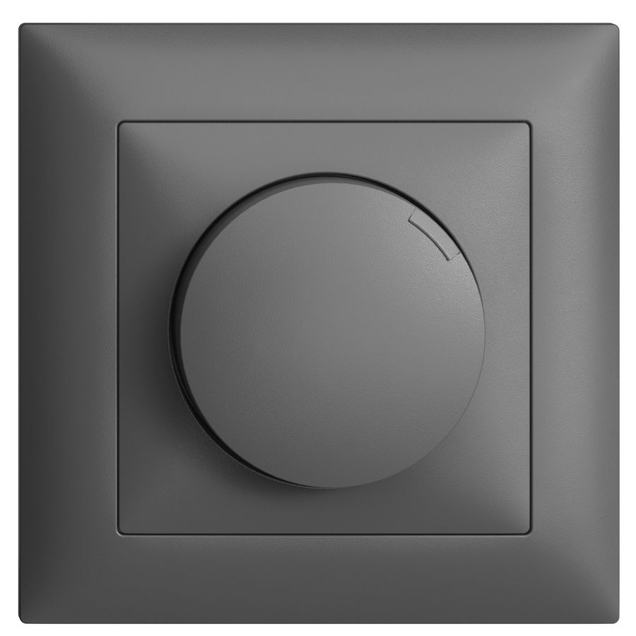 UP-DALI-Power-Drehgeber/Dimmer EDIZIOdue FMI Tunable White dunkelgrau