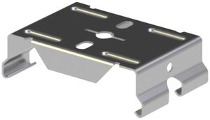 Halter DOTLUX, 36×57×15mm, aus Stahl, für Decken-/Wandmontage LINEAselect