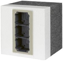 Geräteträger mit Einlasskasten Gr.I-I-I/E 160…200mm