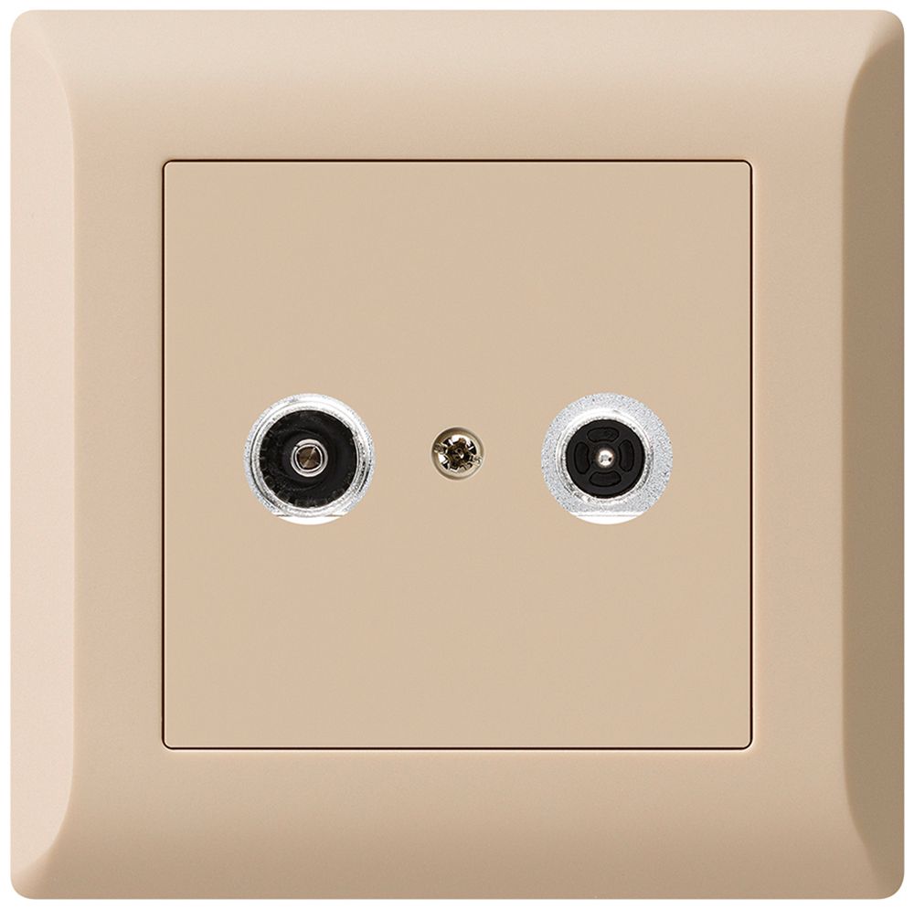 Prise antenne ENC kallysto.line R/TV 11dB 2GHz beige