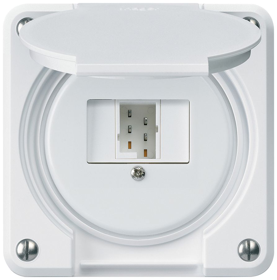 UP-Anschlussdose robusto IP55 weiss 1×TT83