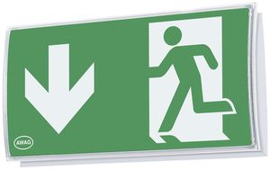 LED-Rettungszeichenleuchte AWKC-D-411-AT 6.1W 1h 340×175×100mm