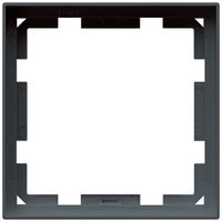 Cadre frontal KNX Hager kallysto pour thermostat anthracite